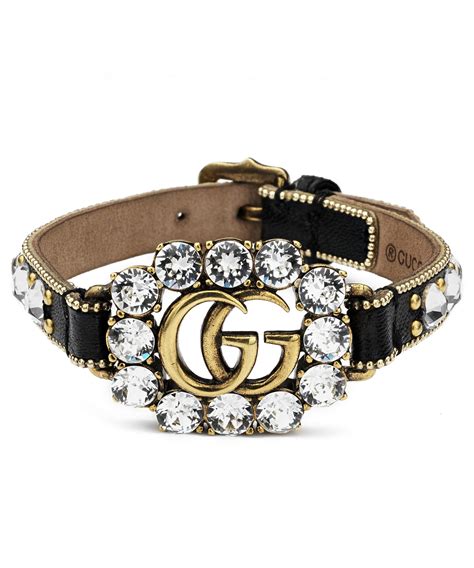 enamel gucci bracelet charm|gucci leather bracelet for women.